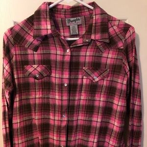 Women’s Wrangler Pink Flannel